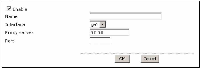 ZYXEL ZYWALL USG 2000 - The HTTP Redirect Edit Screen - 1
