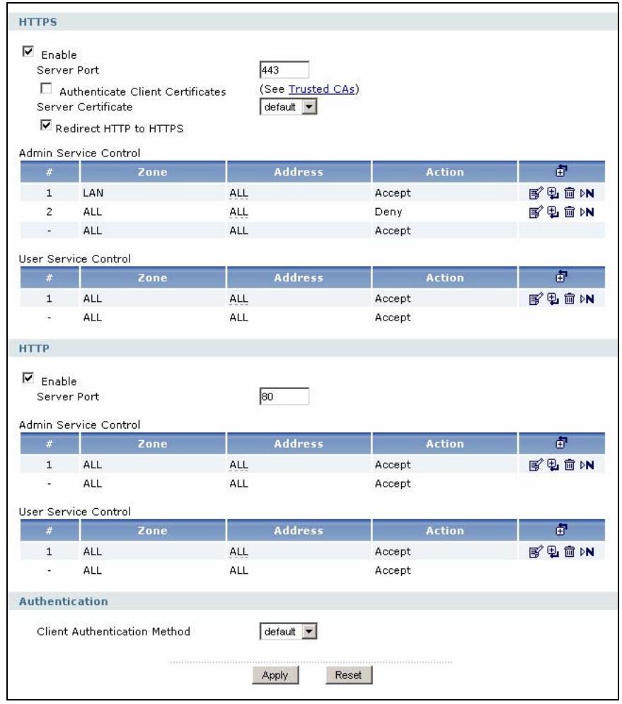 ZYXEL ZYWALL USG 2000 - Click Apply. - 1