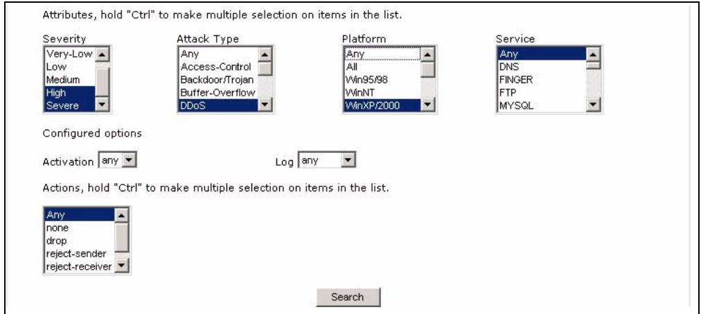 ZYXEL ZYWALL USG 2000 - Query Example - 1