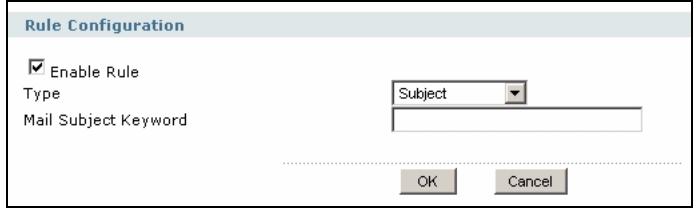 ZYXEL ZYWALL USG 2000 - The Anti-Spam Black or White List Add/Edit Screen - 1