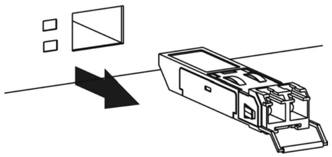 ZYXEL ZYWALL USG 2000 - Pull the transceiver out of the slot. - 1