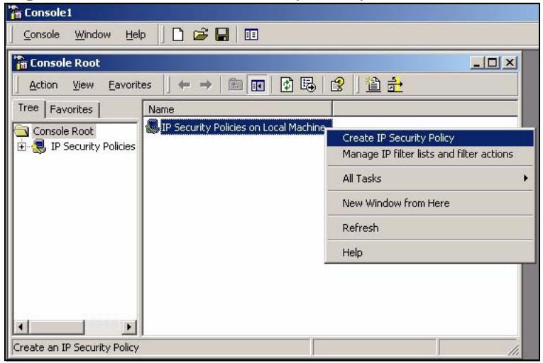 ZYXEL ZYWALL USG 2000 - Configure the Windows 2000 IPSec Policy - 4