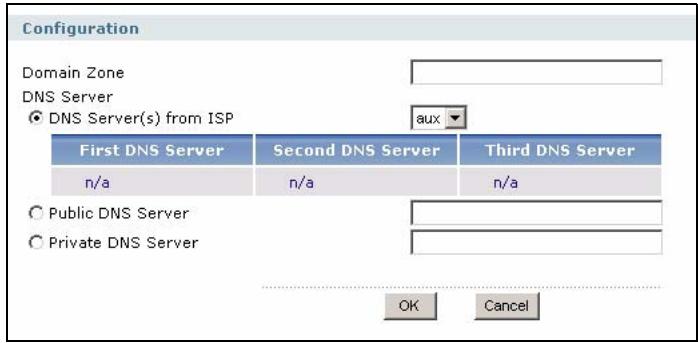 ZYXEL ZYWALL USG 2000 - Adding a Domain Zone Forwarder - 1