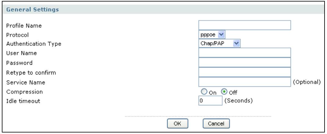 ZYXEL ZYWALL USG 2000 - ISP Account Edit - 1
