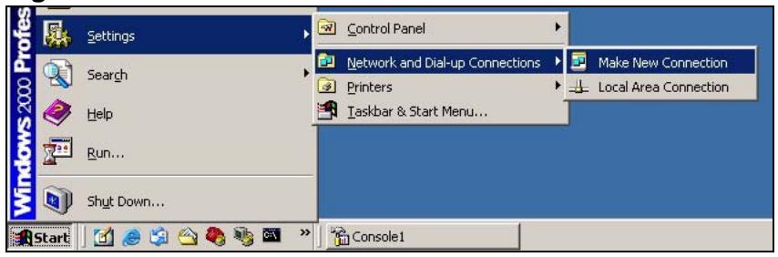 ZYXEL ZYWALL USG 2000 - Configure the Windows 2000 Network Connection - 1