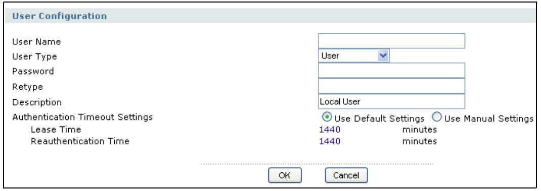 ZYXEL ZYWALL USG 2000 - Rules for User Names - 1