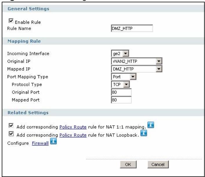 ZYXEL ZYWALL USG 2000 - Configure a Virtual Server - 1