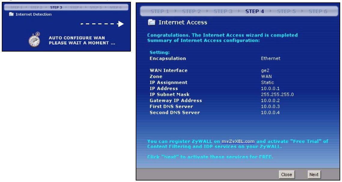ZYXEL ZYWALL USG 2000 - Step 2 Internet Access Ethernet - 1