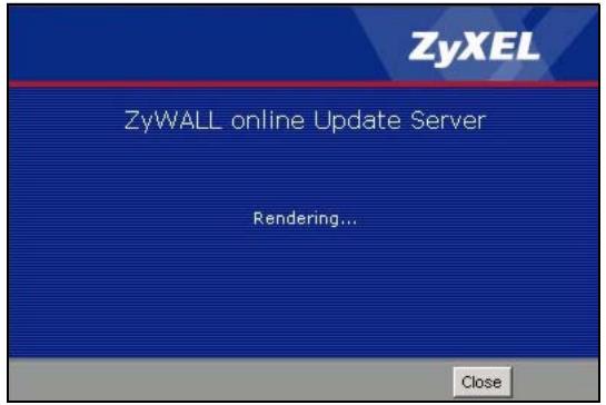 ZYXEL ZYWALL USG 2000 - The IDP/AppPatrol Update Screen - 2