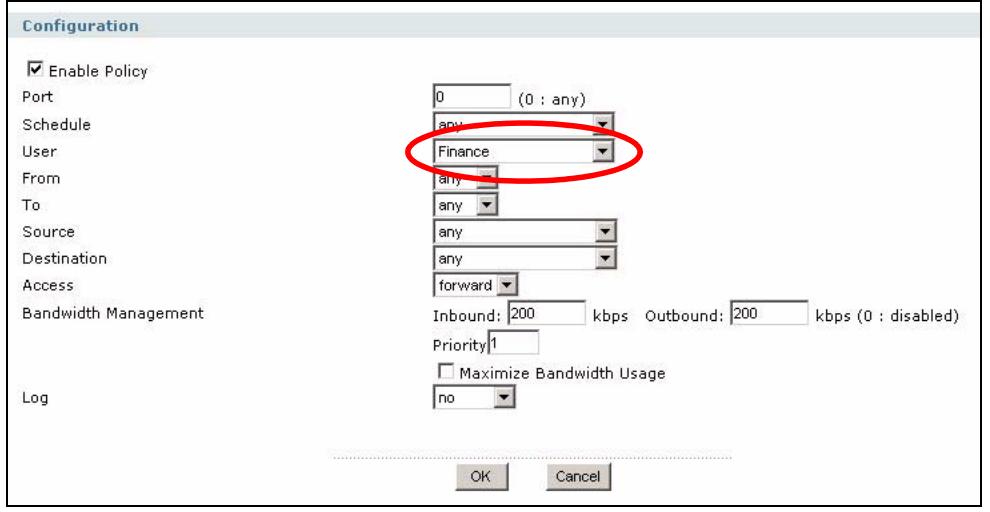 ZYXEL ZYWALL USG 2000 - Port Schedule User From To Source Destination Access BWM In/Out/Pri Log - 2