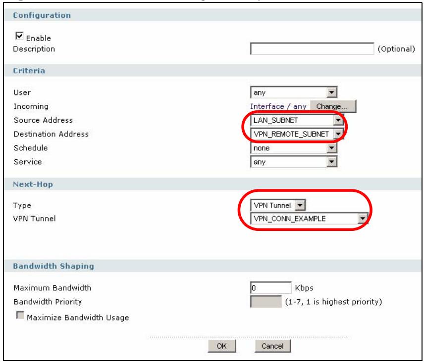 ZYXEL ZYWALL USG 2000 - User Schedule Incoming Source Destination Service Next-Hop SNAT BWM - 1