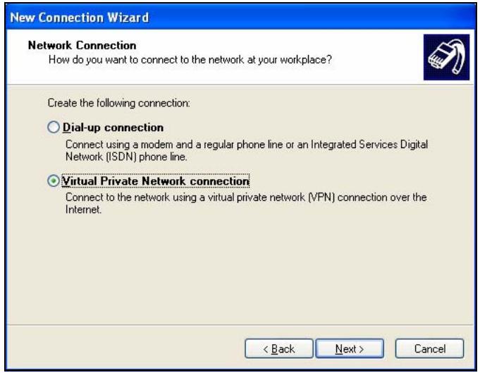 ZYXEL ZYWALL USG 2000 - Configuring L2TP in Windows XP - 2