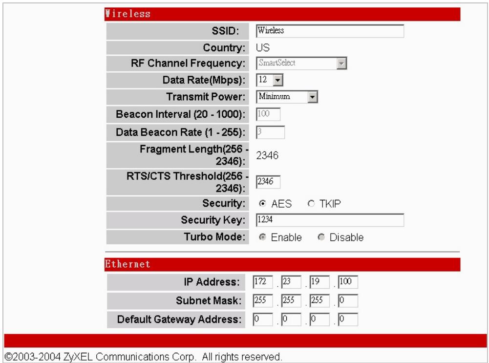ZYXEL A-6000 - Working with Configuration Windows - System Setup - 2