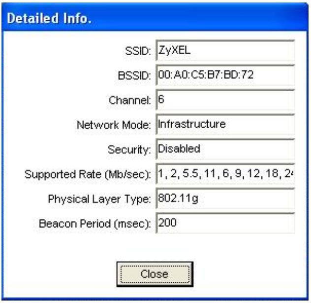 ZYXEL AG-225H - Detail Info - 1