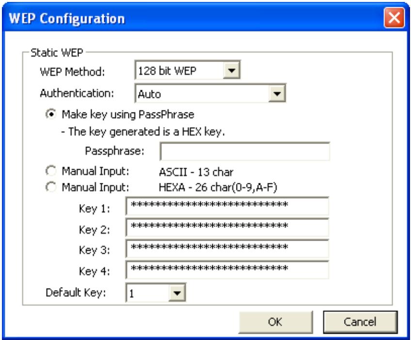 ZYXEL AG-225H - Configuring WEP - 2