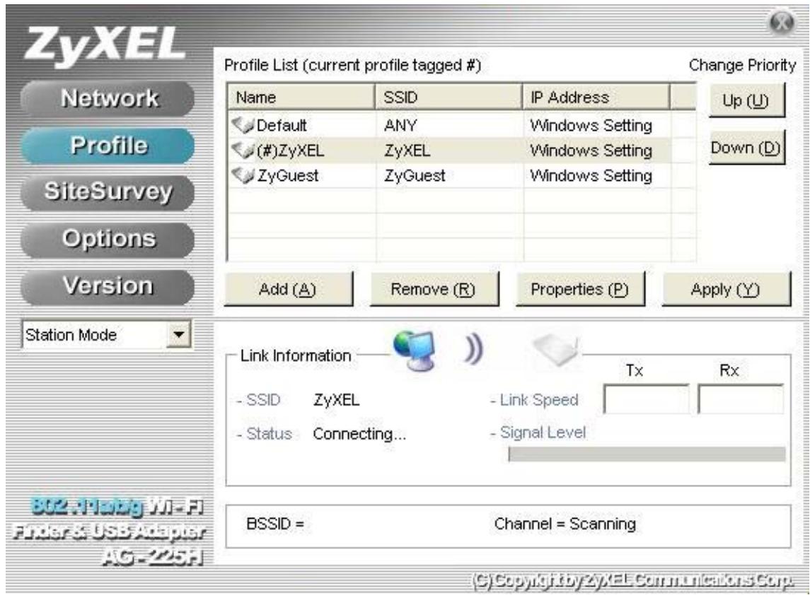 ZYXEL AG-225H - Profile - 1
