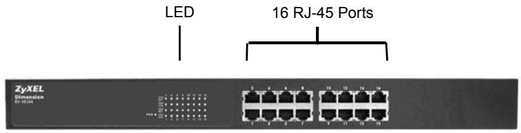 ZYXEL ES-1016A - Front Panel - 1