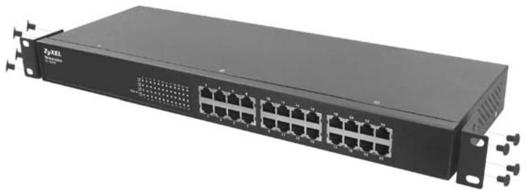 ZYXEL ES-1016A - Rack-Mount Installation - 1