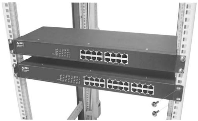 ZYXEL ES-1016A - Rack-Mount Installation - 2