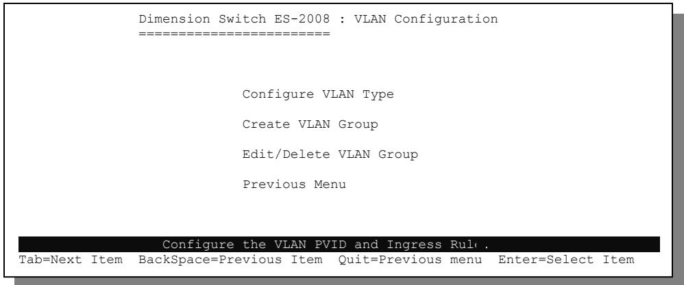 ZYXEL ES-2008 - VLAN - 1