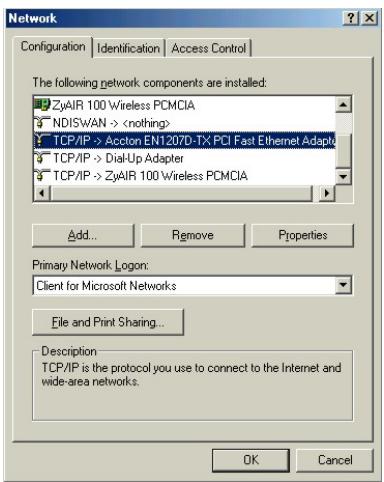 ZYXEL ES-2008 - Windows 95/98/Me - 1