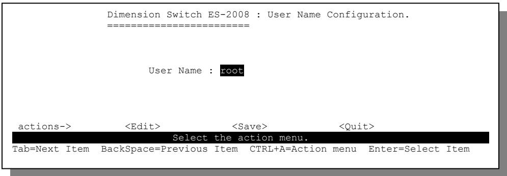 ZYXEL ES-2008 - Changing the System User Name - 1