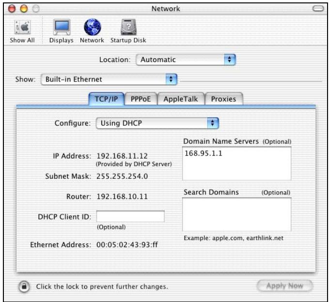 ZYXEL ES-2008 - Macintosh OS X - 2