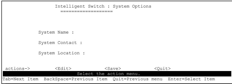 ZYXEL ES-2008 - System Options - 1