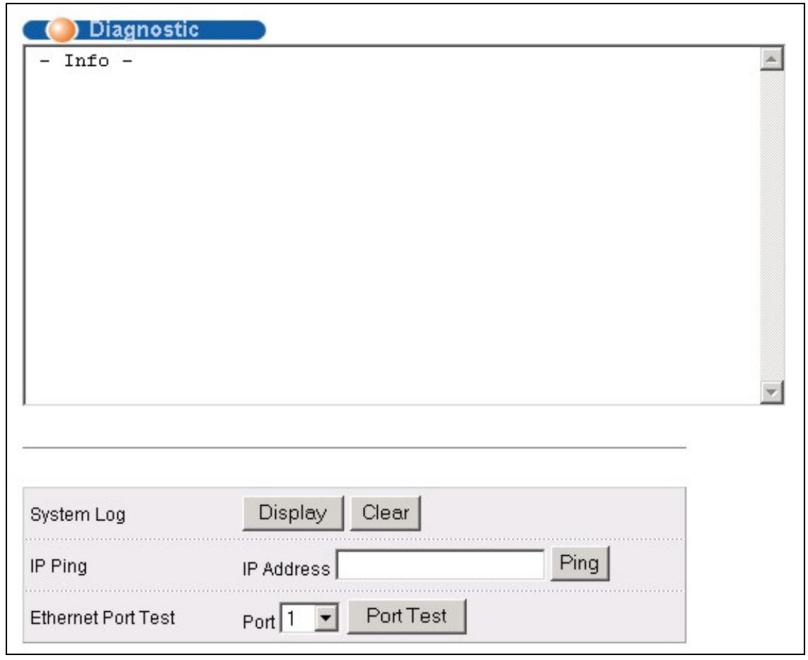 ZYXEL ES-3024 - Diagnostic - 1