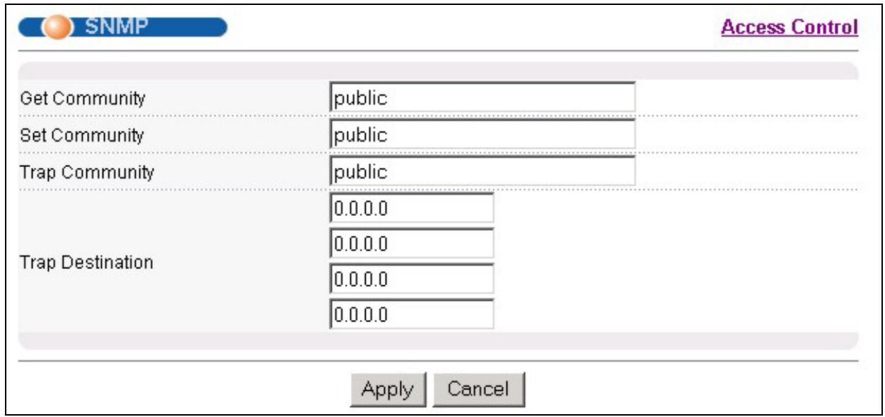 ZYXEL ES-3024 - Configuring SNMP - 1