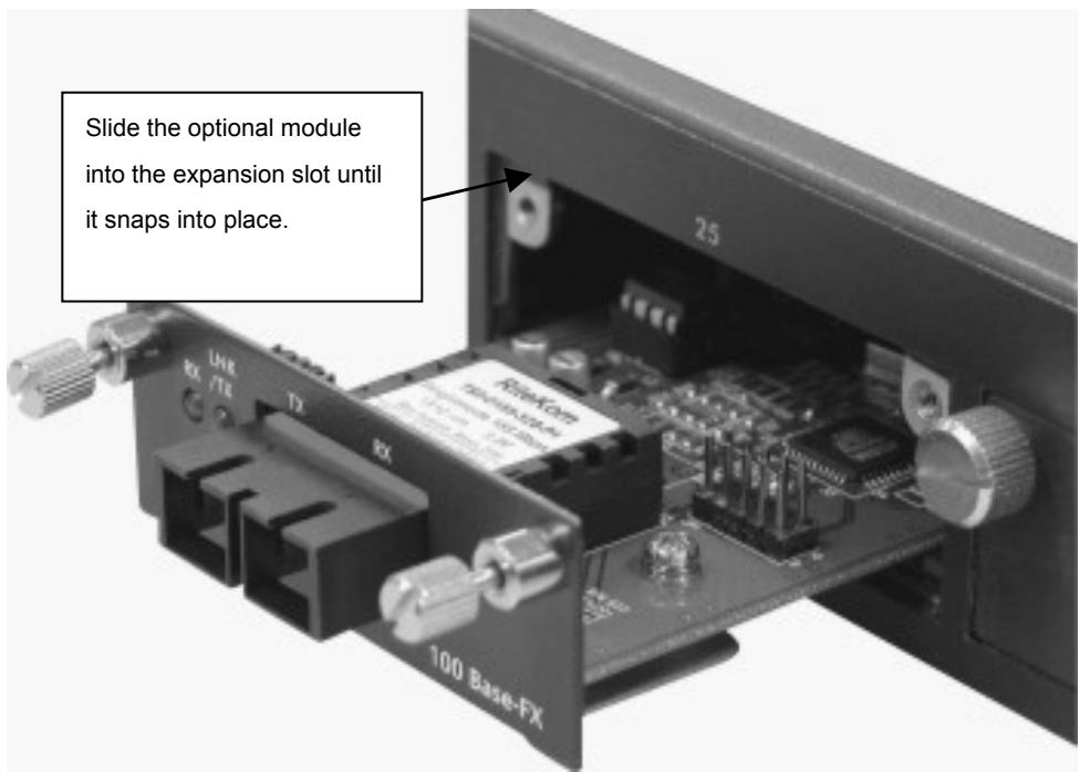 ZYXEL ES-3024 - Modules are NOT hot swappable! - 2
