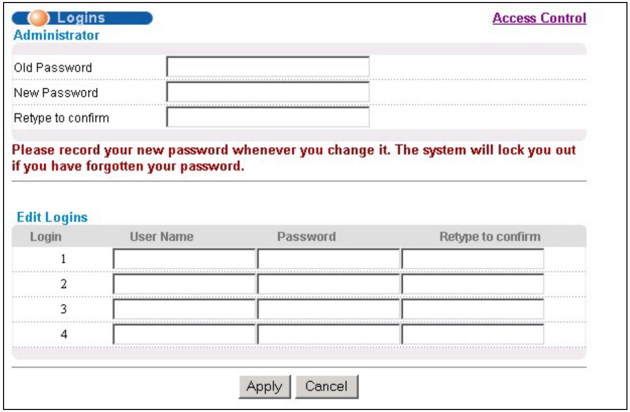 ZYXEL ES-3024 - Setting Up Login Accounts - 1