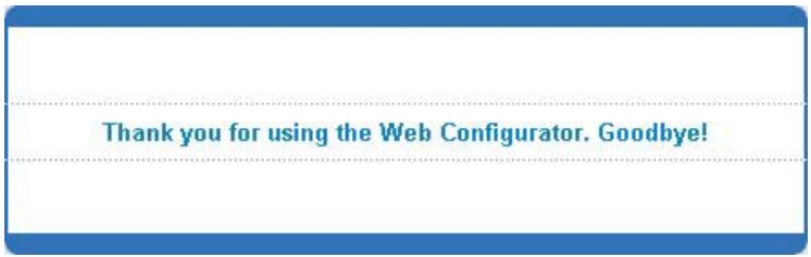 ZYXEL ES-3024 - Logging Out of the Web Configurator - 1
