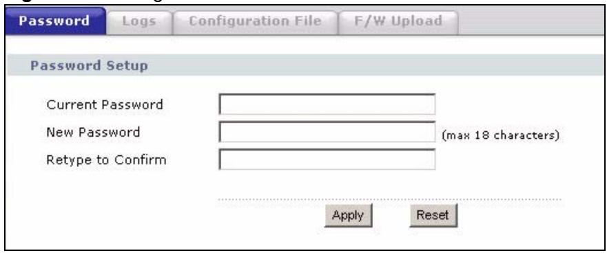 ZYXEL G-570S - Password - 1