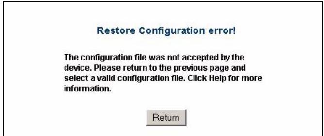 ZYXEL G-570S - Restore Configuration - 4