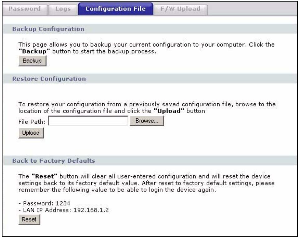ZYXEL G-570S - Configuration File - 1