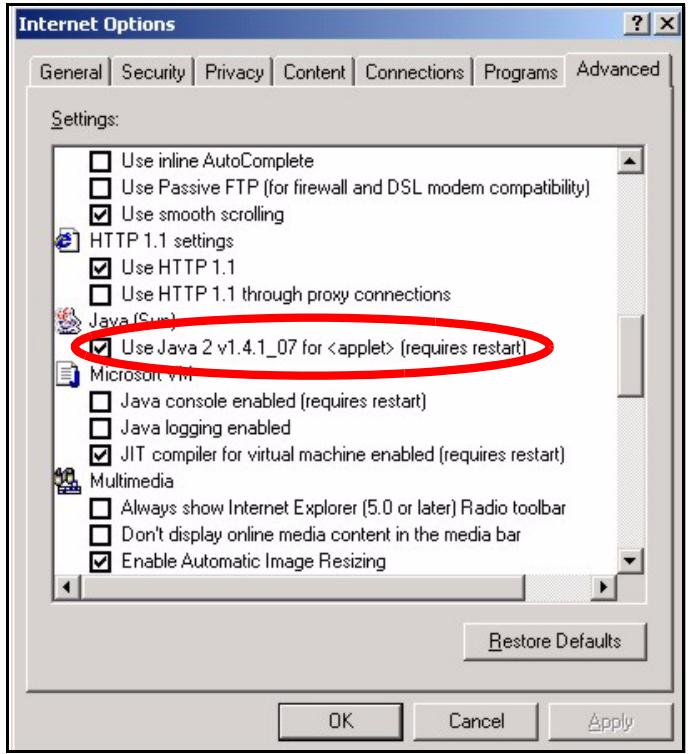 ZYXEL G-570S - JAVA (Sun) - 1