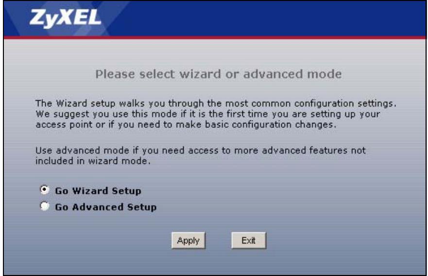 ZYXEL G-570S - Accessing the Web Configurator - 4