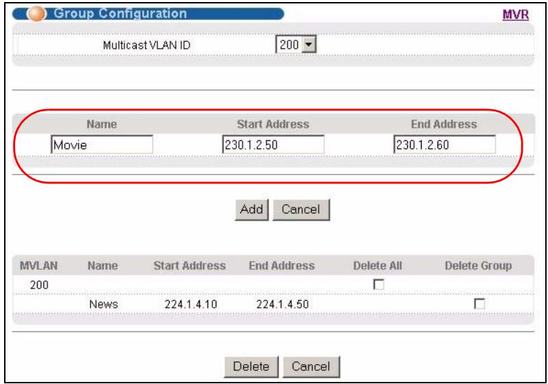 ZYXEL MGS-3712F - MVR Configuration Example - 3