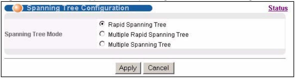 ZYXEL MGS-3712F - Spanning Tree Configuration - 1