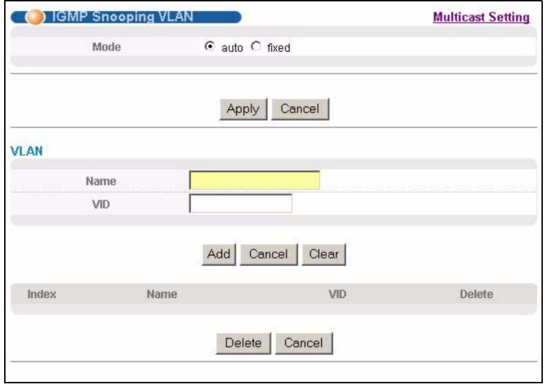 ZYXEL MGS-3712F - IGMP Snooping VLAN - 1