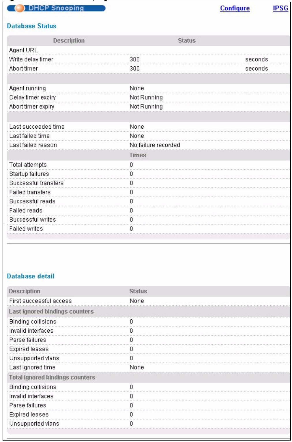 ZYXEL MGS-3712F - DHCP Snooping - 1