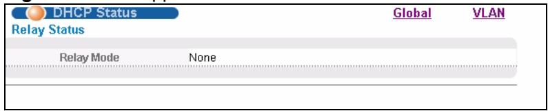 ZYXEL MGS-3712F - DHCP Status - 1