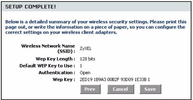 ZYXEL NBG-415 - Wireless Security Setup Wizard - 5