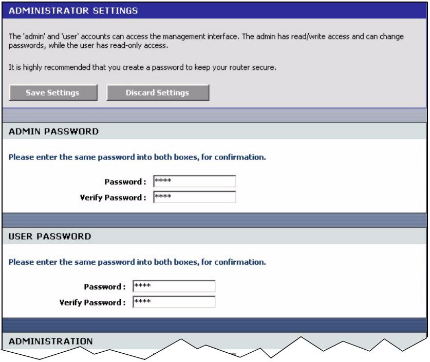 ZYXEL NBG-415 - Changing Your Password - 1