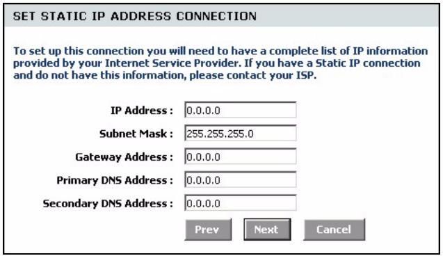 ZYXEL NBG-415 - Internet Connection Setup Wizard - 6