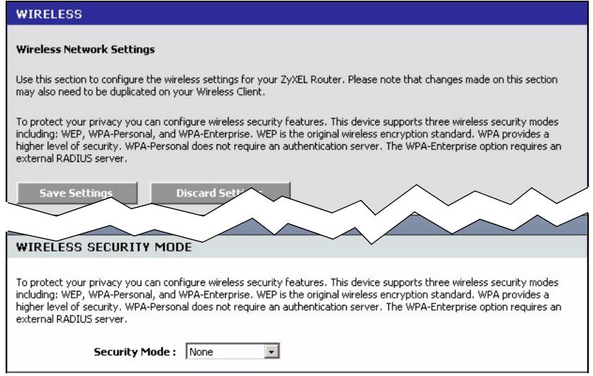 ZYXEL NBG-415 - Wireless LAN Security - 1