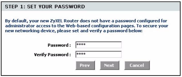 ZYXEL NBG-415 - Internet Connection Setup Wizard - 3