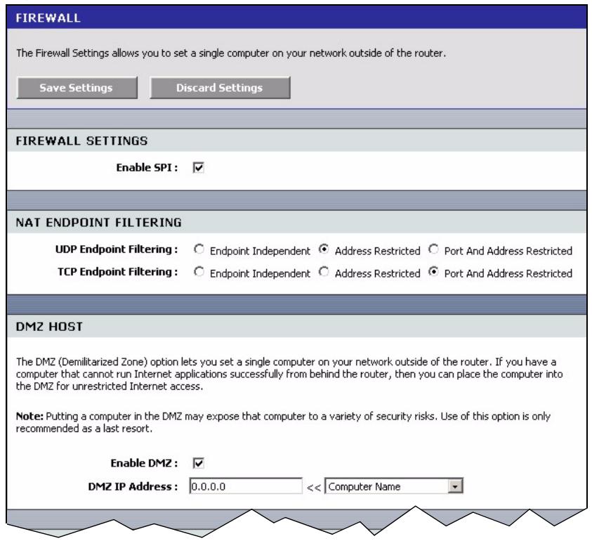 ZYXEL NBG-415 - Configuring Firewall - 1