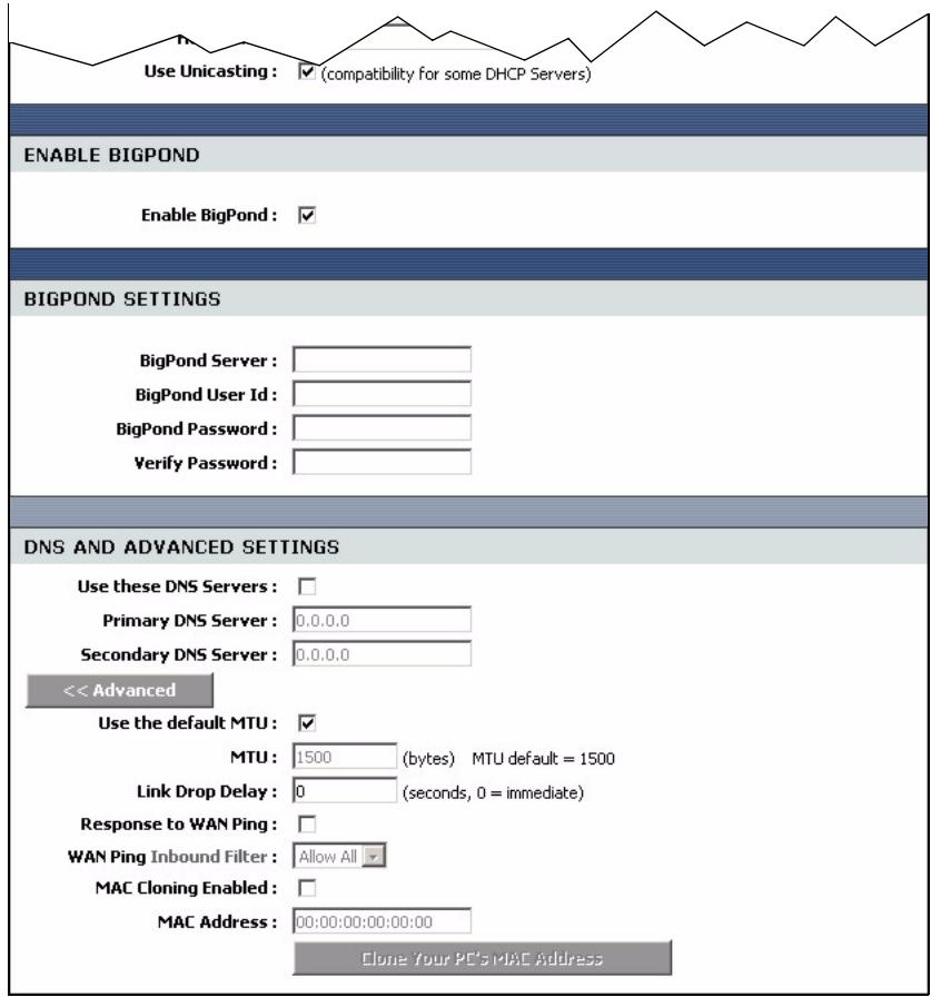 ZYXEL NBG-415 - WAN Connection: Dynamic IP - 2